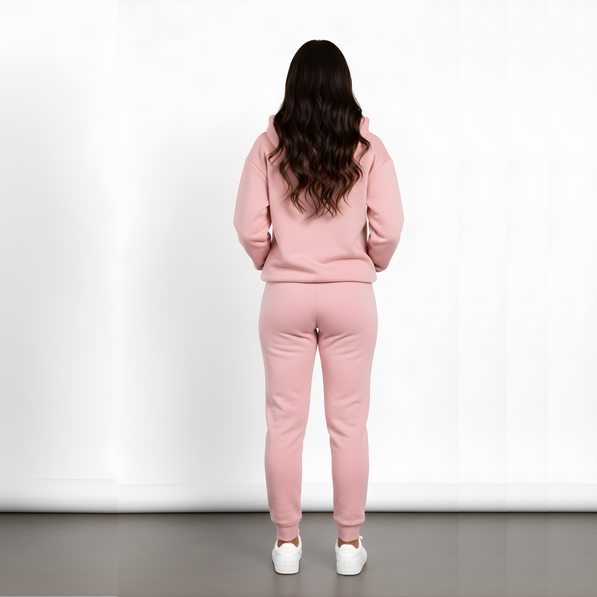 Milano Est. 1990 Women's Pink Sweat Suit - Cozy Hoodie & Joggers Set
