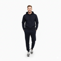 Men's Classic Navy Blue Fleece Tracksuit - Hoodie & Joggers Set