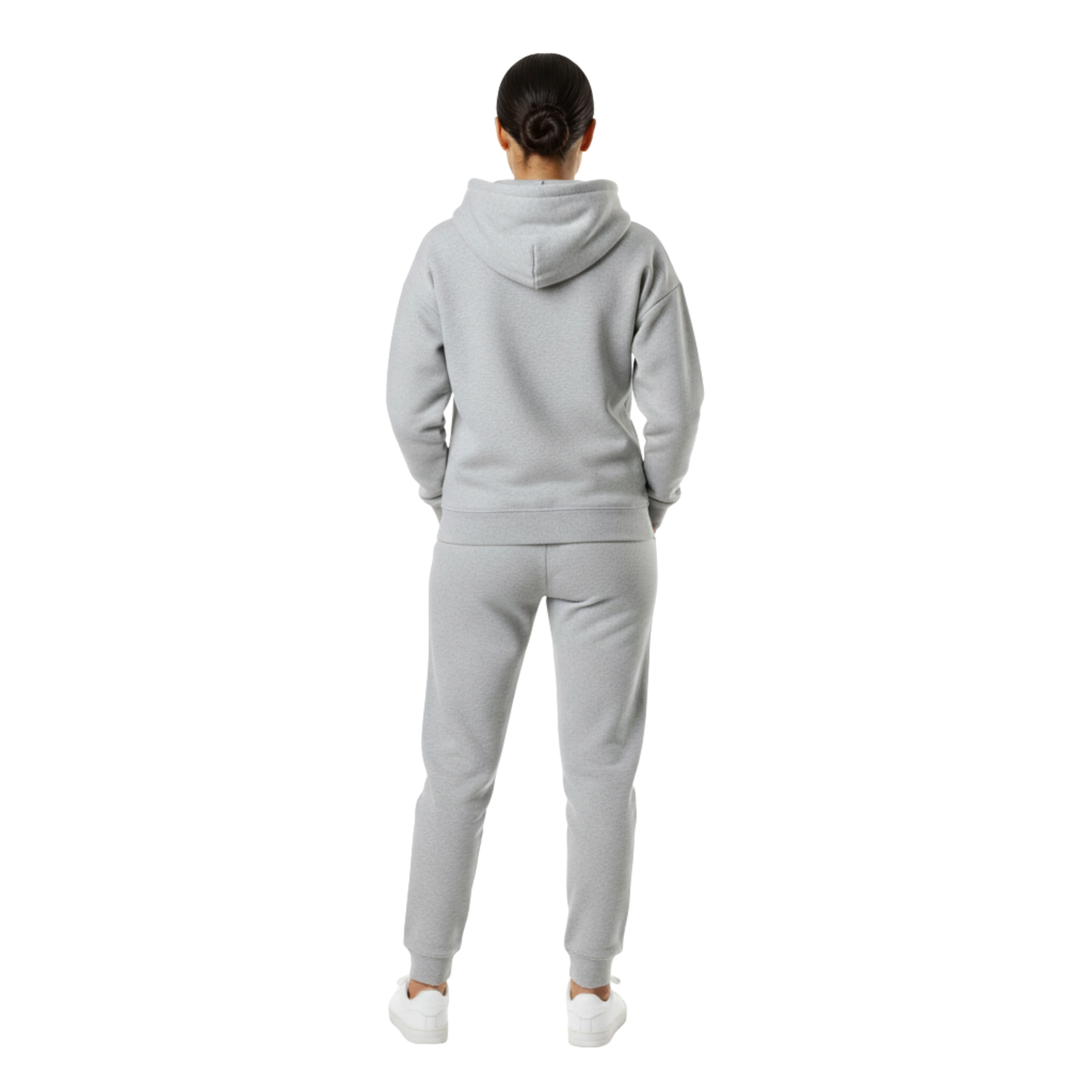 The Fierce Bull Logo Women's Hoodie (Gray)