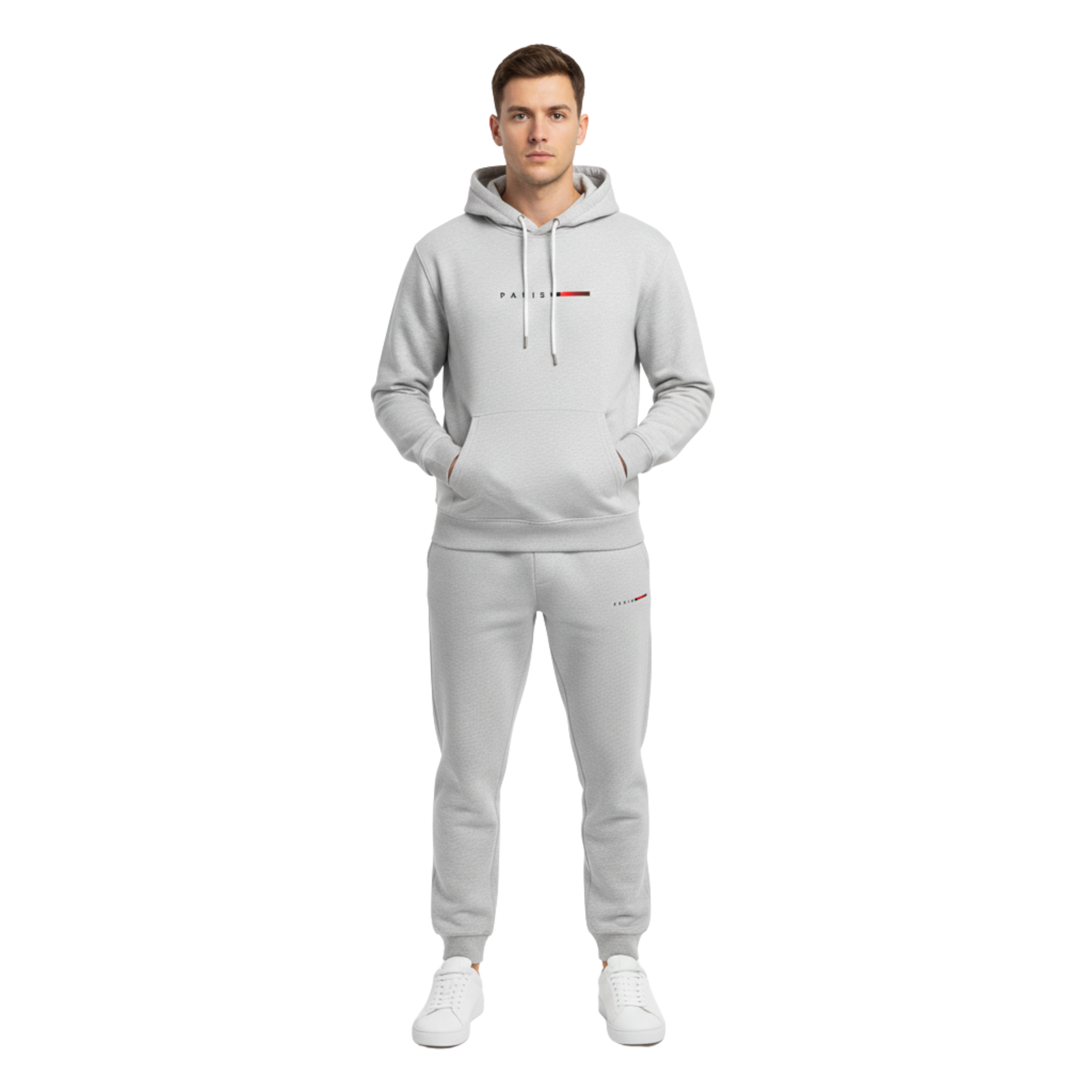 Grey "PARIS" Hoodie & Joggers Set
