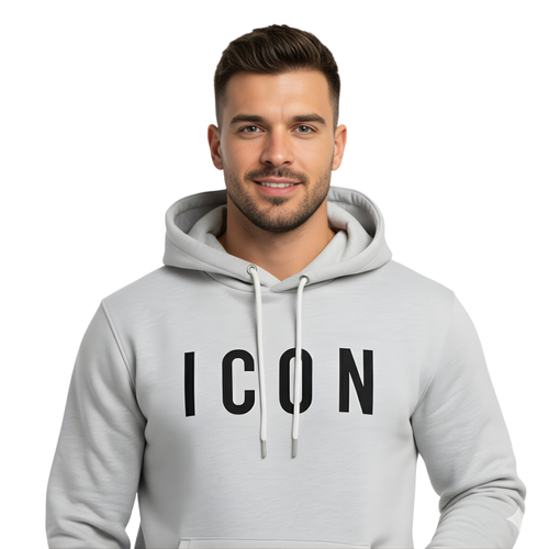 Everyday Comfort "ICON" Light Grey Hoodie & Jogger Set