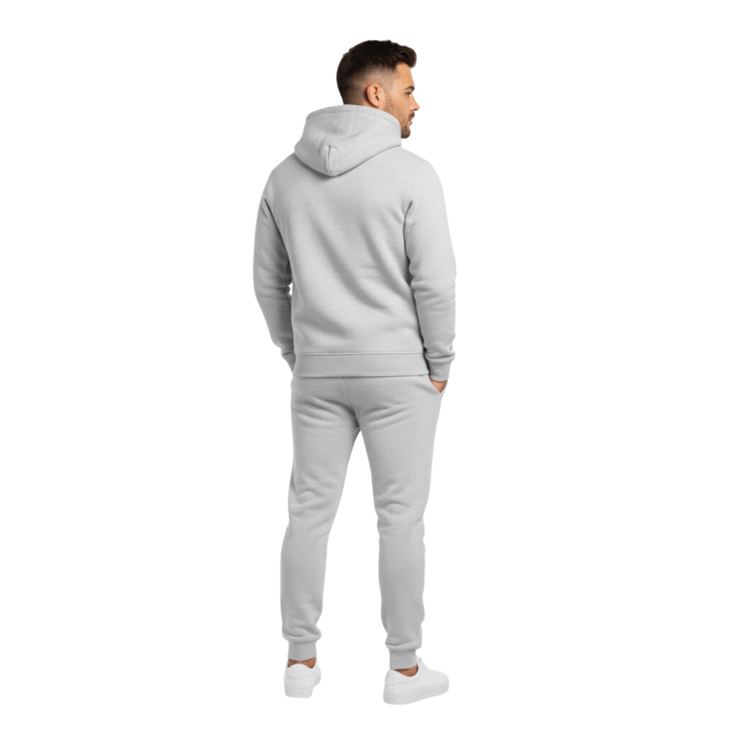 Everyday Comfort "ICON" Light Grey Hoodie & Jogger Set