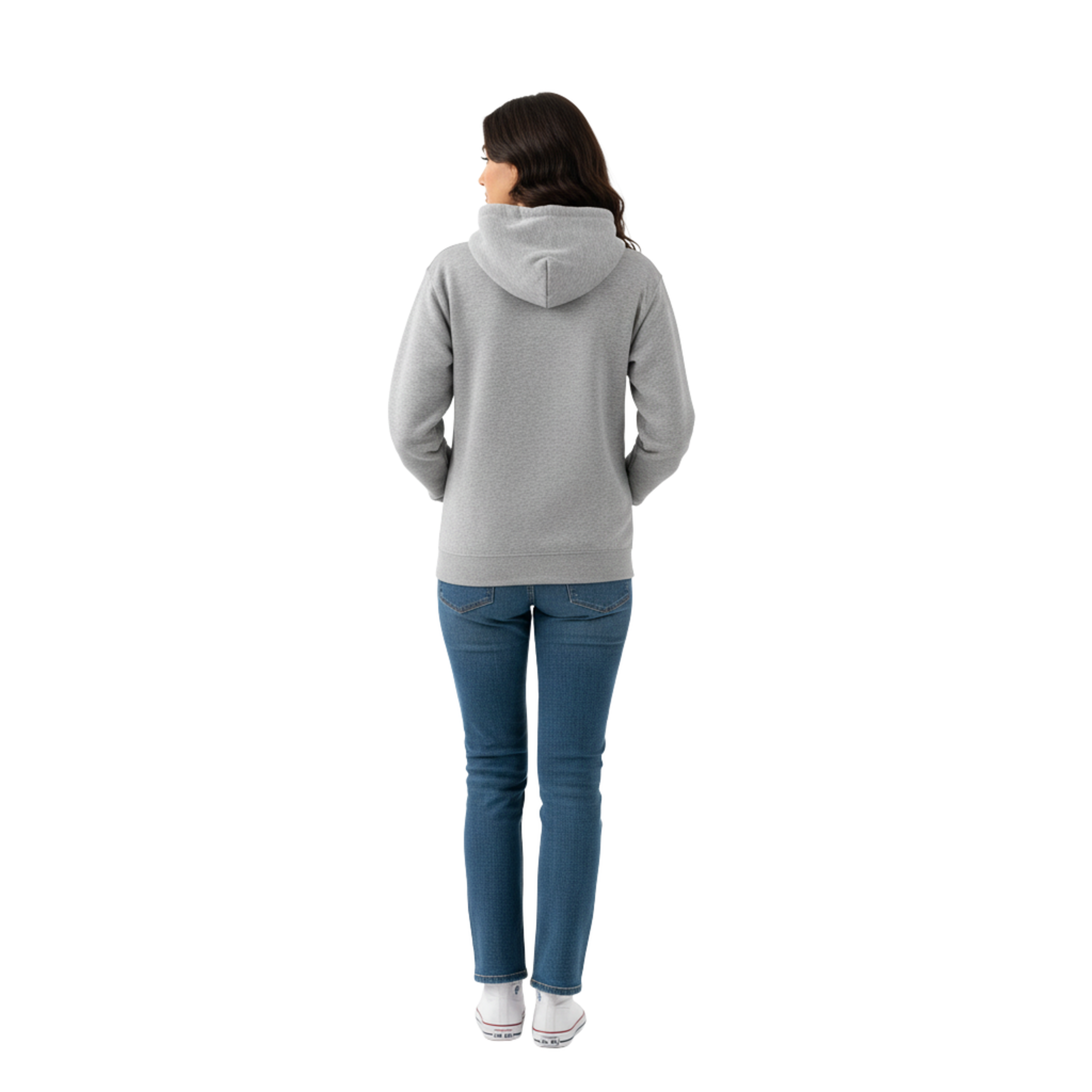 The "Raging Bull" Katakana Hoodie - Premium Grey Fleece