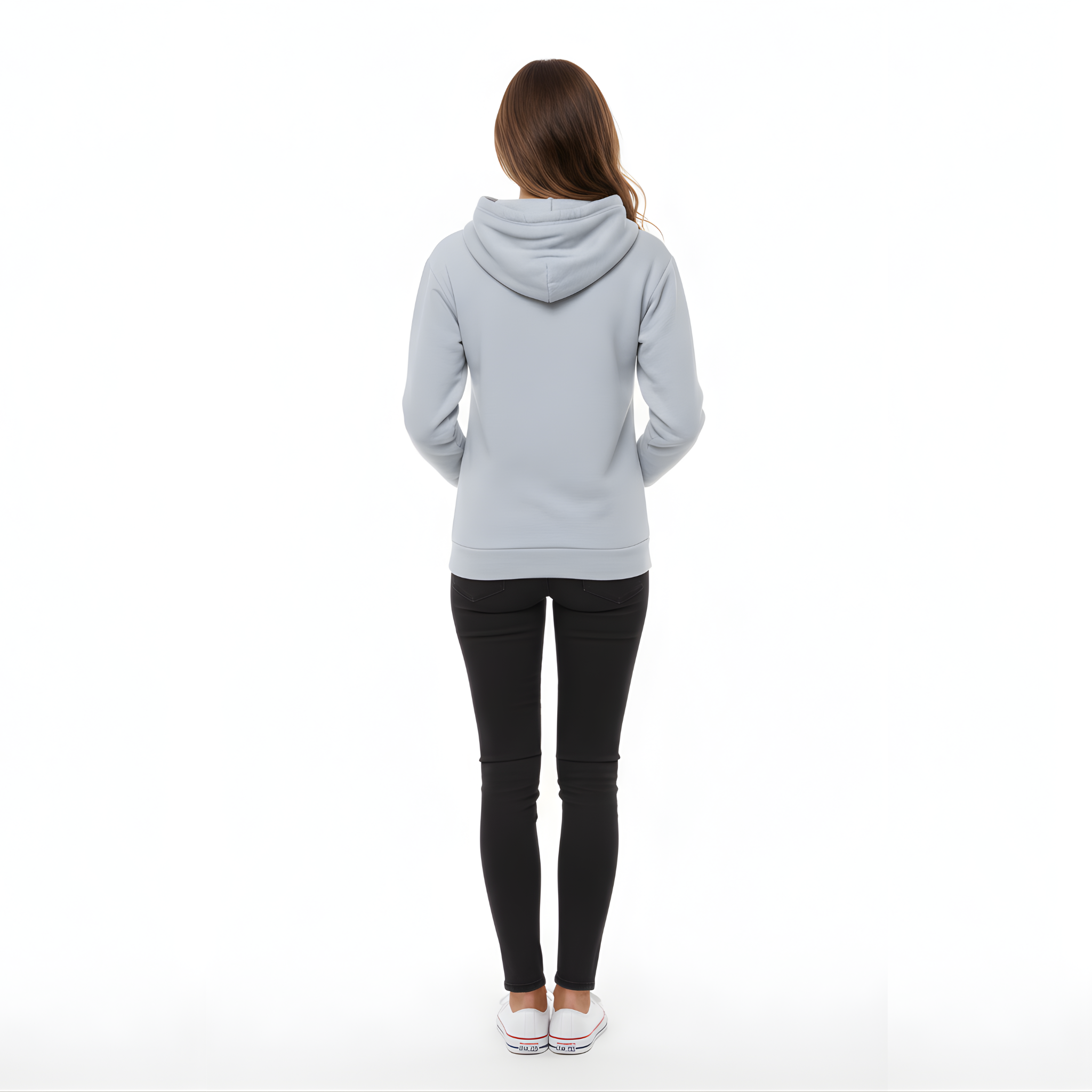The ICON Hoodie | Soft Blue-Grey Statement Pullover