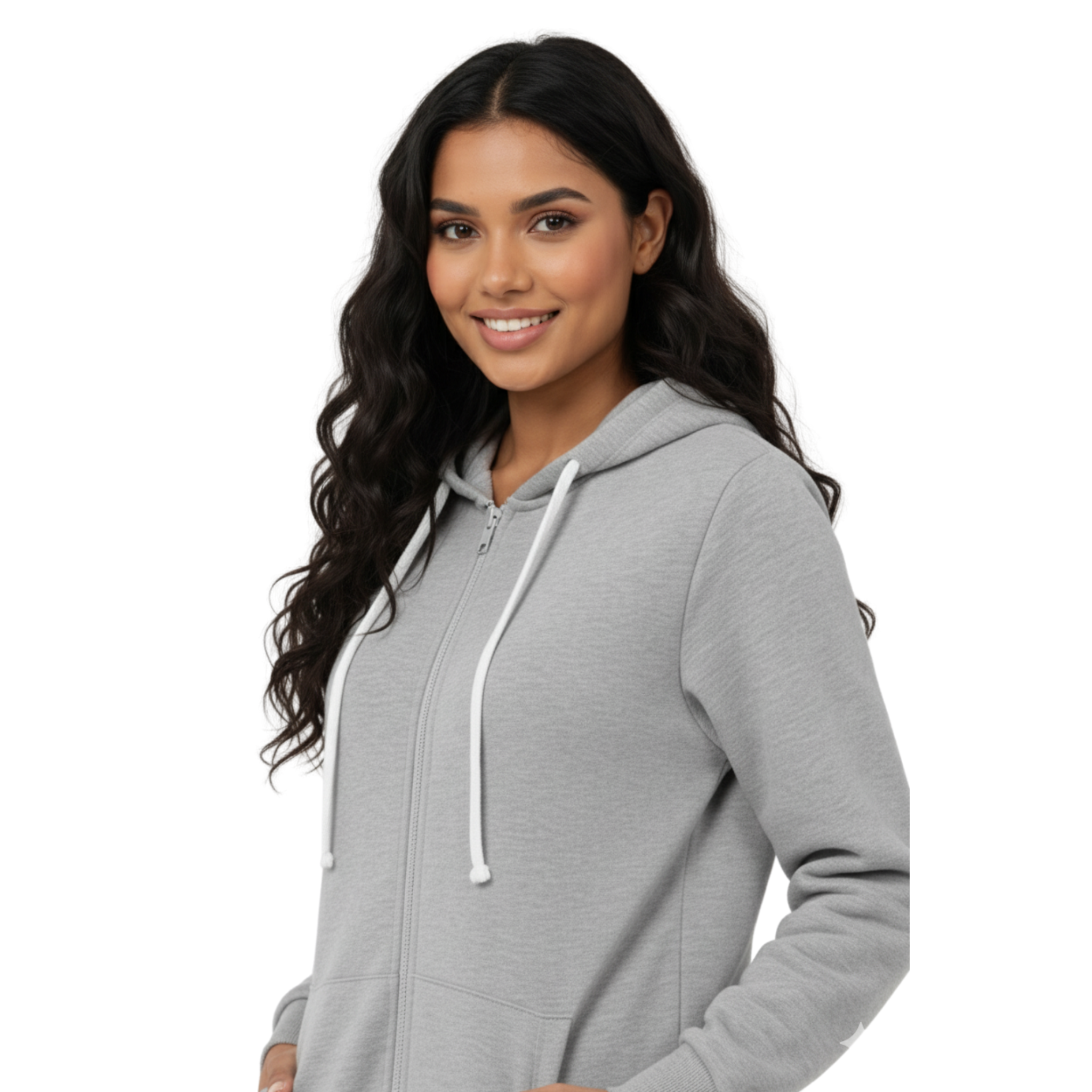 The Cozy Chic" Grey Knit Hoodie Dress - Loungewear Style with Pockets