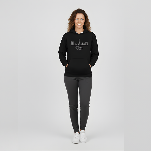 Paris, France Skyline Hoodie | Iconic City of Love Pullover