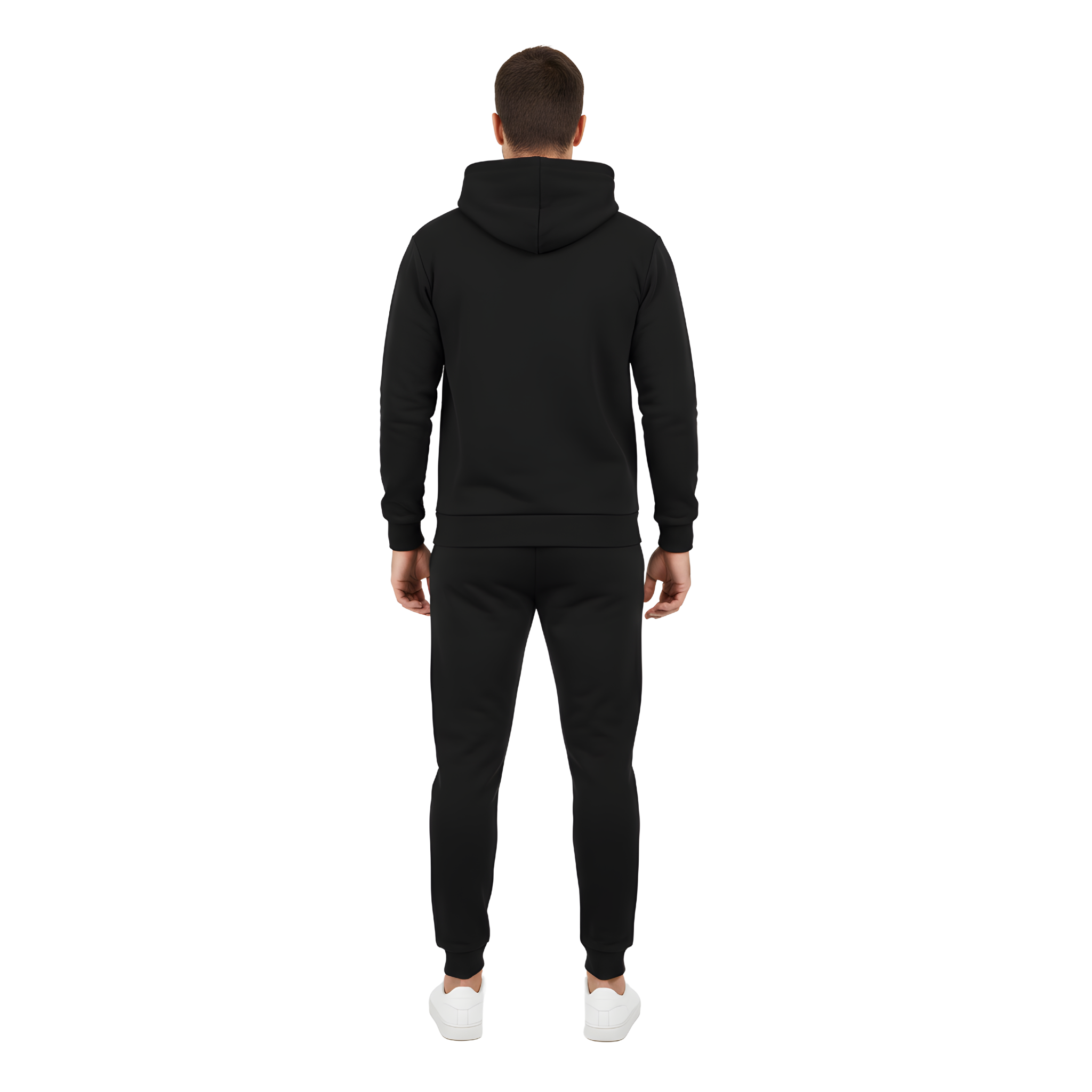 Minimalist "PARIS" Hoodie & Jogger Set | Black Streetwear Collection